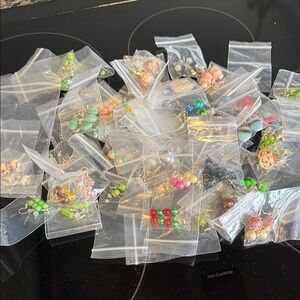 Handmade Assorted Beaded Earrings Lot - Colorful Bead Mix